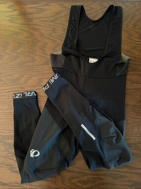 Pearl Izumi Men’s Black Thermal Cycling Bib Tights w/ Reflective Logos, Size XL